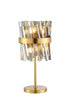 Kade Table Lamp Brass - Smoked Glass
